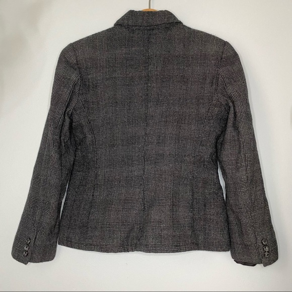 Vintage JH Collectibles Plaid Checked Button Jacket Blazer 4 - Picture 3 of 10